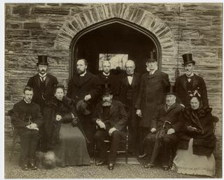Group portrait of Lt Governor Lord Henniker and…