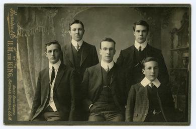 Edmund, Walter, Frederick, Cecil and George Harrison