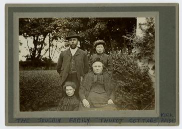The Joughin family, Thurot Cottage, Bride