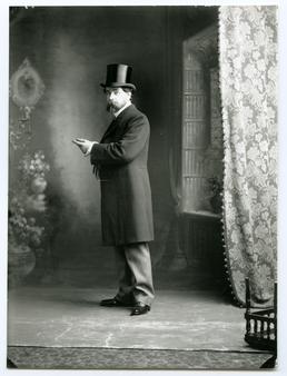 Archibald Knox standing portrait