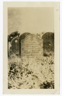 Gravestone of Eliza Kaye at Bride Church