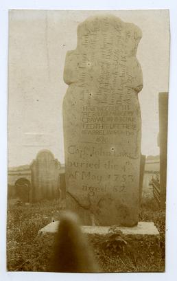 Gravestone of Captain John Lace