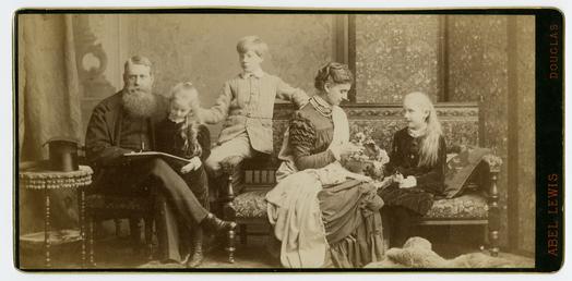 Henry Brougham Loch with his family