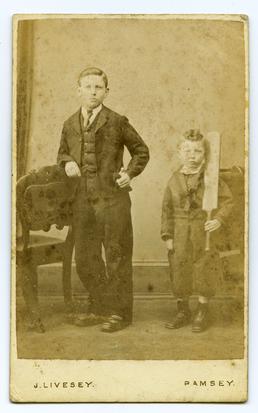 R.H. McKneale and brother as children