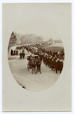 Funeral of Speaker Moore (b.1853-d.1909)