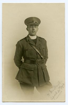 Henry Maddrell (Later Archdeacon of Man) in military…