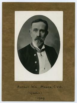 Arthur William Moore, speaker