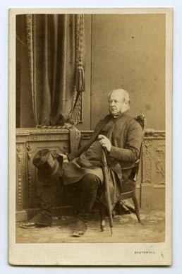 Bishop Powys - seated studio portrait