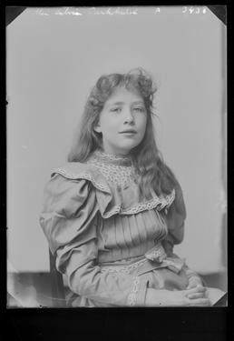 Miss Sylvia Pankhurst - as a young girl
