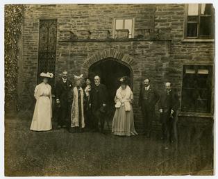 Bishop Straton at Bishopscourt, with group including Lord…