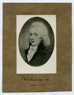 R.A. Stevenson - photograph of print