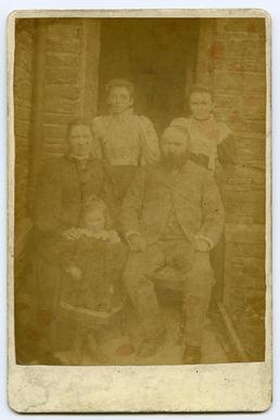 Cornelius Squires (schoolmaster, Port St Mary) and family
