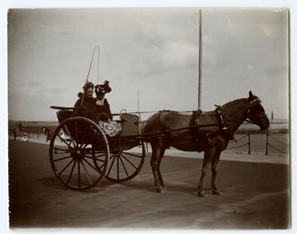 Horse and carriage, Ramsey Promenade