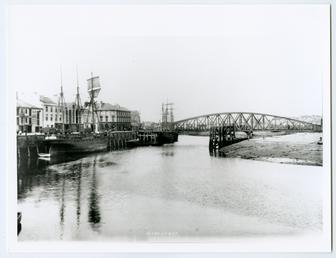 Ramsey harbour and swing bridge