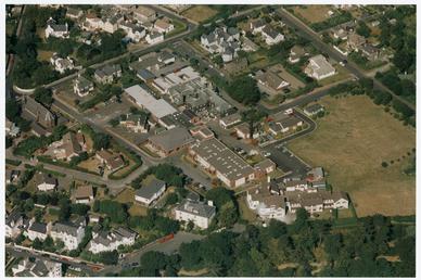 Aerial view of Ramsey Cottage Hospital