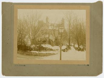 Ramsey Parsonage in the snow