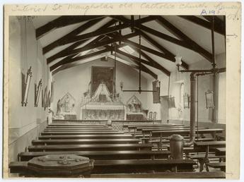 Interior of St Maughold's Old Catholic Church, Ramsey