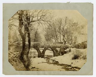 Monks Bridge under snow, Ballasalla