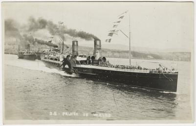 The paddle steamer S.S. Prince of Wales