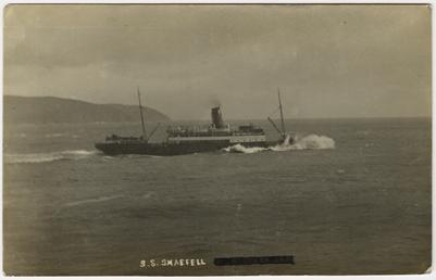 The ship S.S. Snaefell III