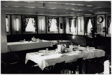 Dining room on the MV Caroline (formerly MV…