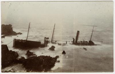Steamer Argo of Glasgow, wrecked on the Isle…