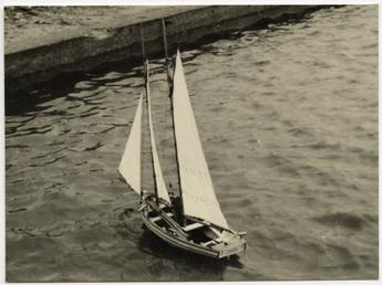 Model of the 'Peggy' at Port St Mary…