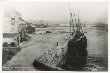 The schooner 'Progress' in Port St Mary