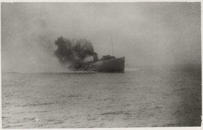 TSS 'Mona's Queen (III)' off Dunkirk after striking…