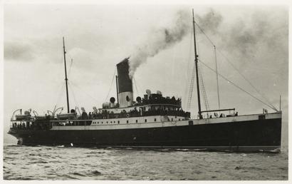 T.S.S. 'Hazel', launced 1907, acquired by IOMSPCo 1919…