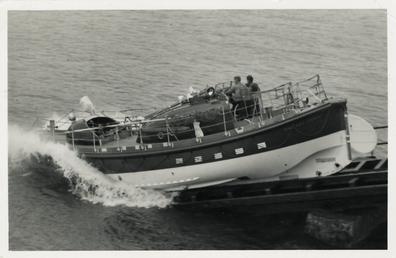 Launch of Port Erin lifeboat