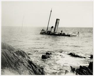 Wreck of the coaster 'Alyn'