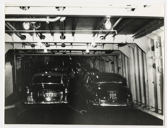 Car deck of the 'Manx Maid'