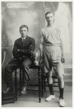 William Quirk's grandfather and trainer with Andreas marathon…