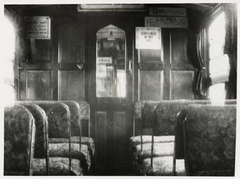 Manx Electric Railway Coach interior