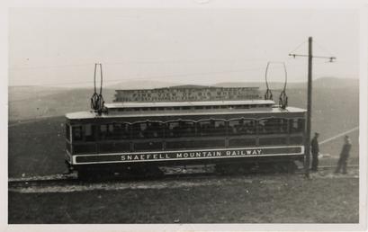 Tram at Summit of Snaefell