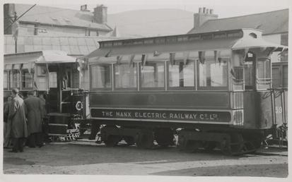 Manx Electric Railway short trailer 59 at Ramsy…