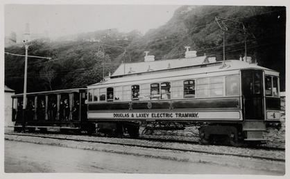 Manx Electric Railway vestibuled motor saloon 4 with…