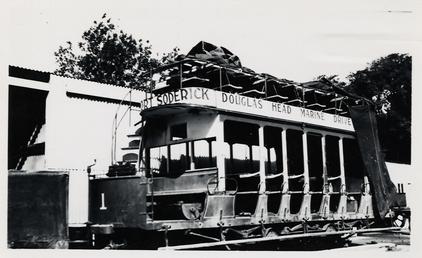 Douglas Southern Electric Railway tram No. 1, built…