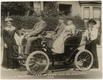 A Deauville 5HP, first private motor car on…