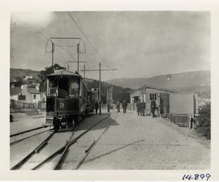 Douglas Laxey Electric Tram, car no.2, at Laxey…