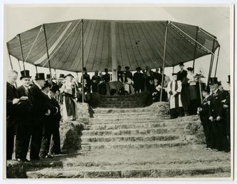 Dignitaries on Tynwald Hill including Lieutenant Governor Sir…