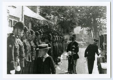 Lieutenant Governor Major General William Fry inspecting the…