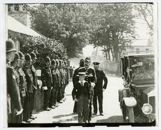 Lieutenant Governor Major General William Fry inspecting the…