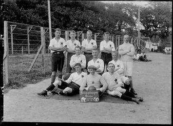 First World War Internees Football Team in front…