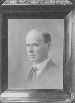 First World War Internee Artwork portrait of Carl…