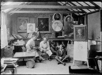 First World War Internees, Artist's Studio, Douglas Camp,…