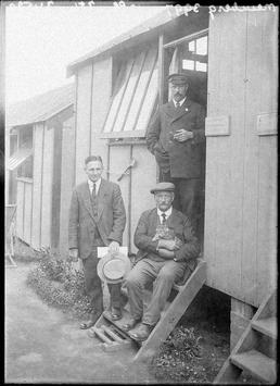 First World War Internee Wilhelm Meinberg and two…