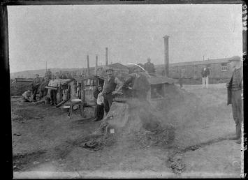 First World War Internees and Field Kitchens (Huts…