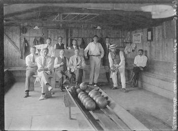 First World War Internees in Covered/ Indoor Bowling…